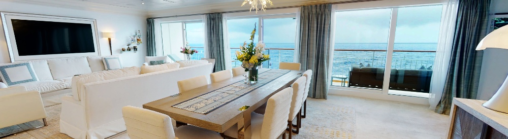 landscape view of living room on cruise
